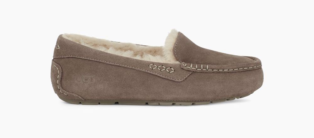 Ugg Slipper Womens - Ugg Ansley Taupe - 796JQEHKF